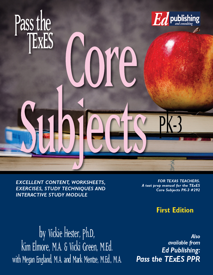 Core Sub PK-3 1st Ed Ebook for #292 [HARD COPY]